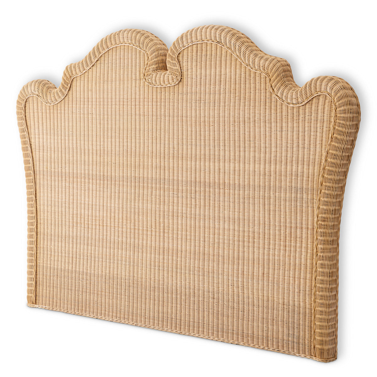 Alternate perspective of Headboard Boudoir — Natural Rattan finish (Image 6)