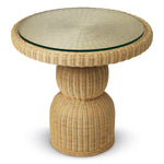 Detail shot of Dining Table Tiago craftsmanship — Glass accents (Image 5)