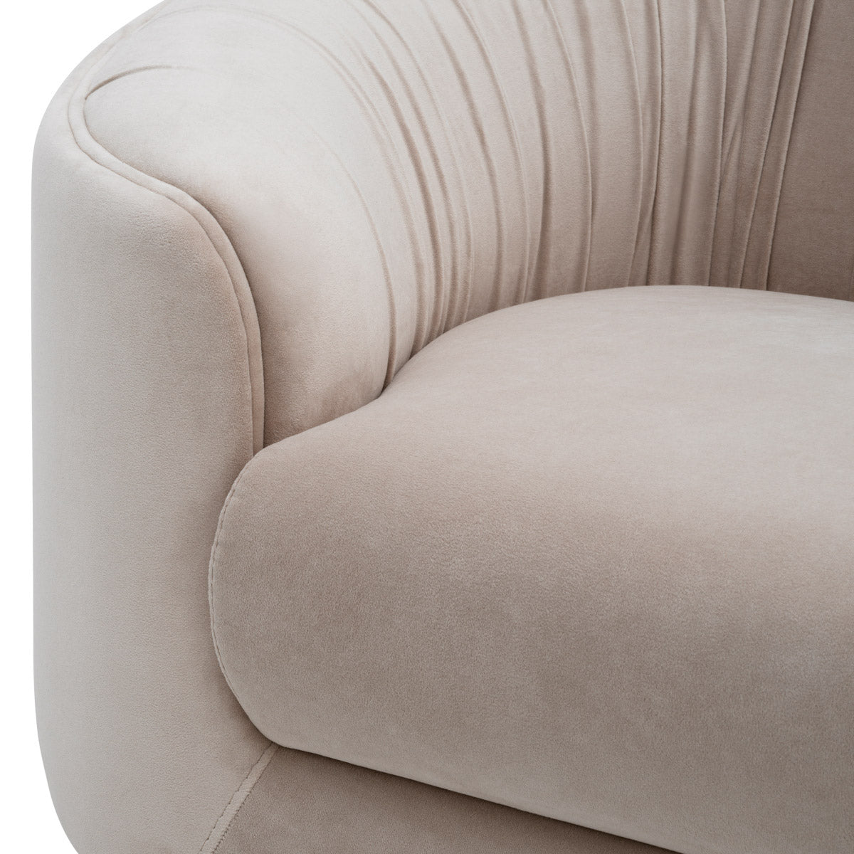 Sofa Jameson Amaro cream | black feet 100% polyester Chairs & Sofas 120270 8