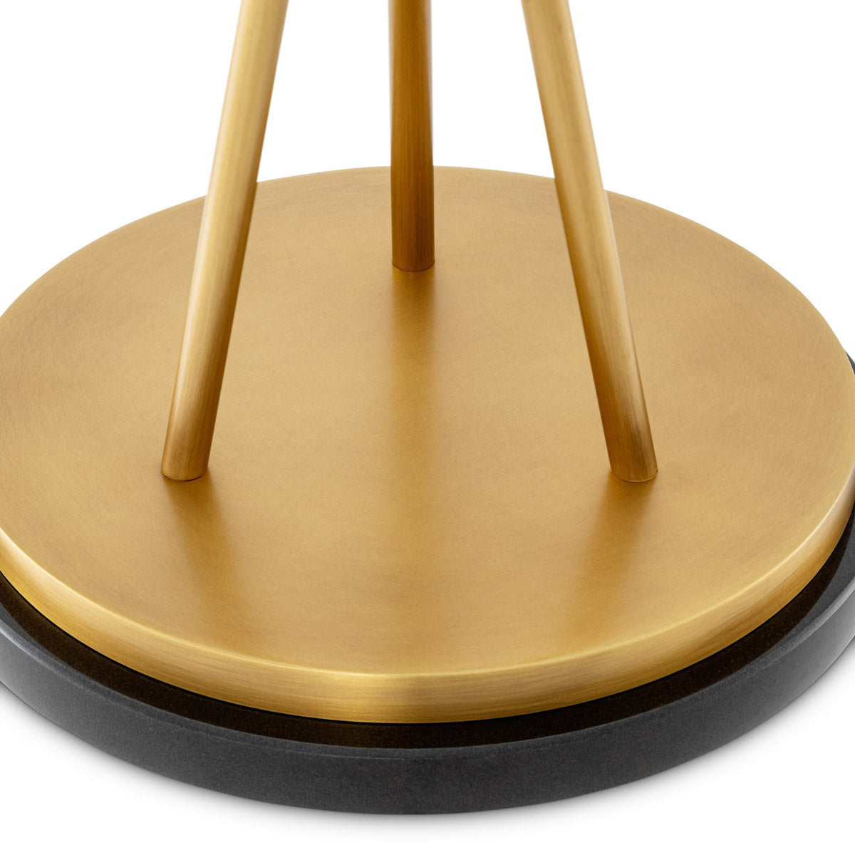 Alternate perspective of Table Lamp Izzy — Antique Brass, Alabaster finish (Image 6)