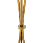 Floor Lamp Izzy by Eichholtz in a styled setting — Antique Brass, Alabaster (Image 4)