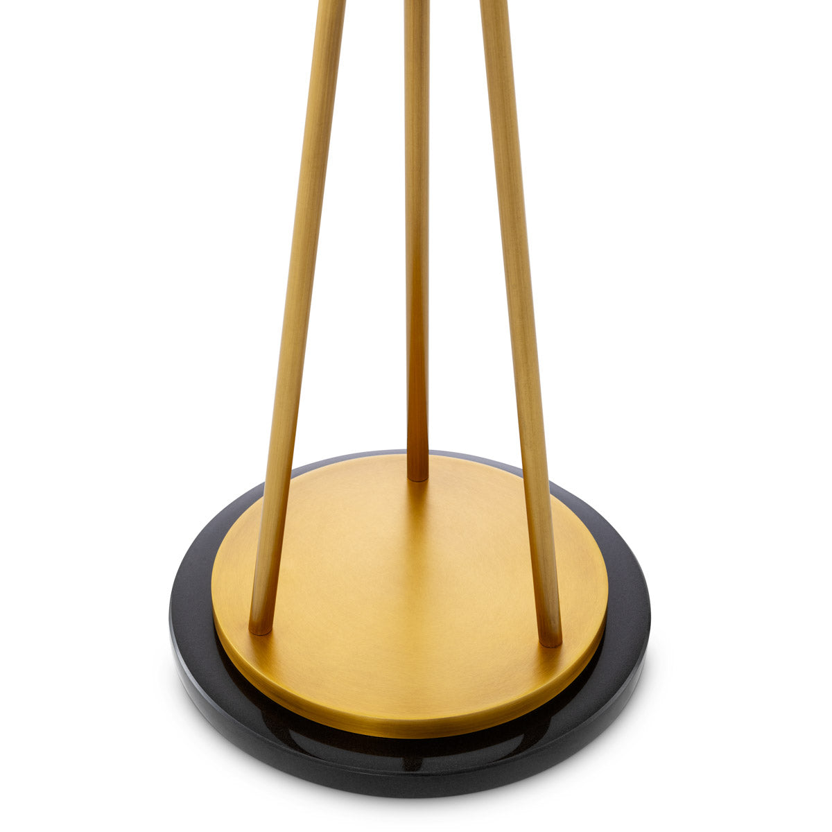 Detail shot of Floor Lamp Izzy craftsmanship — Brass, Alabaster accents (Image 5)