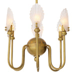 Chandelier Isabelle by Eichholtz in a styled setting — Vintage Brass, Handmade Glass (Image 4)