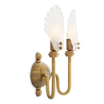 Eichholtz Wall Lamp Isabelle — Vintage Brass, Handmade Glass hero image (Image 1)