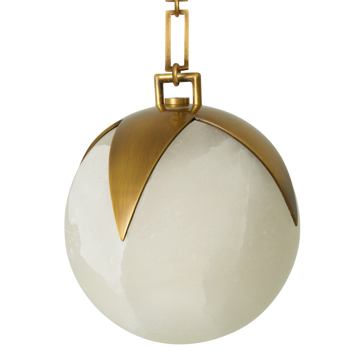 Packaging or detail view for Chandelier Alesa S — Brass, Alabaster & finish highlights (Image 7)