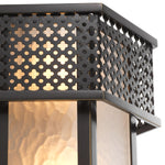 Alternate perspective of Wall Lamp Minerva — Bronze Highlight, Frosted Glass finish (Image 6)