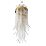 Chandelier Erika S by Eichholtz in a styled setting — Antique Brass, Clear Glass (Image 4)