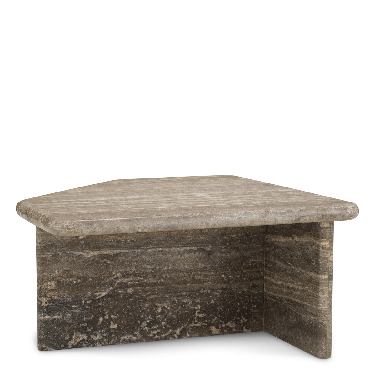 Eichholtz Coffee Table Ciro S — Silver Travertine hero image (Image 1)