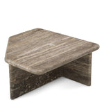 Close-up of Coffee Table Ciro S highlighting Travertine and Silver Travertine (Image 2)