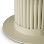 Outdoor Coffee Table Volterra Round Sand finish | cream ceramic top Outdoor 120312 5