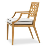 Outdoor Dining Chair Paladium with arm Natural teak | sunbrella canvas 100% solution-dyed acrylic Outdoor 120320 6