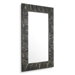 Eichholtz Mirror Belmont — Straw Marquetry Charcoal hero image (Image 1)