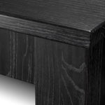 Detail shot of Coffee Table Yardham craftsmanship — Travertine accents (Image 13)