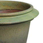 Outdoor Planter Sheldon by Eichholtz in a styled setting — Green (Image 4)