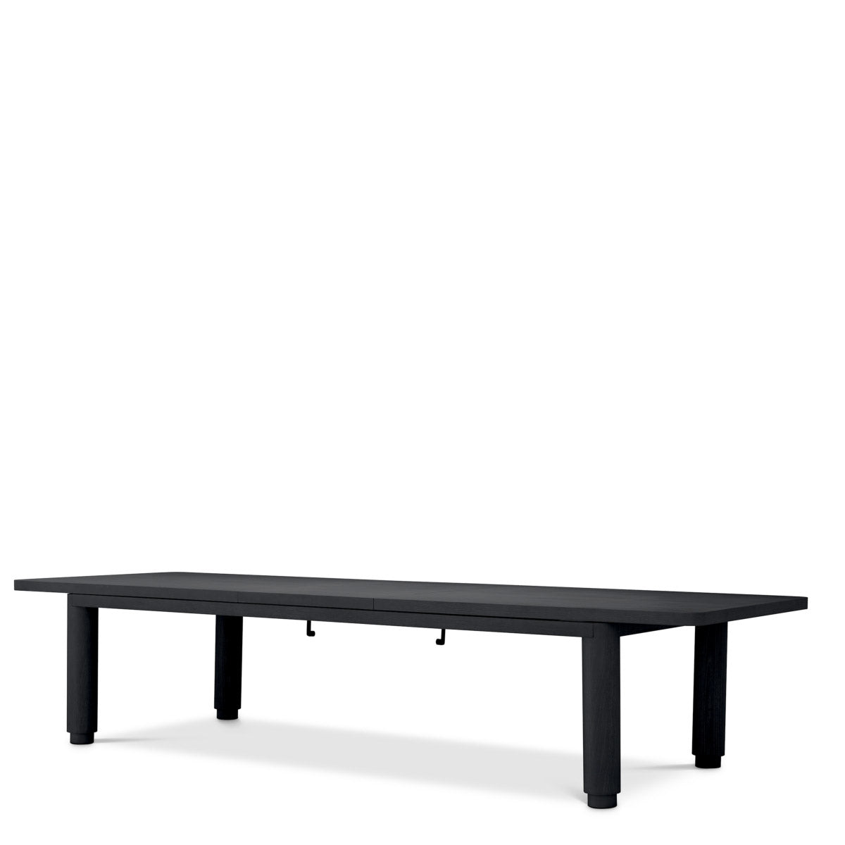 Extendable Dining Table Atelier L Charcoal grey oak veneer Tables 120388 5