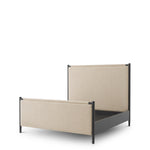 Angled view of Bed Frame Bellingham Queen size showing proportions and detailing (Image 3)