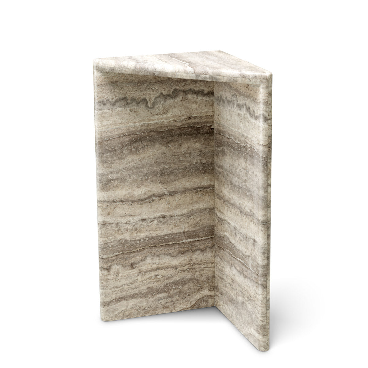 Eichholtz Column Northbridge S — Silver Travertine hero image (Image 1)