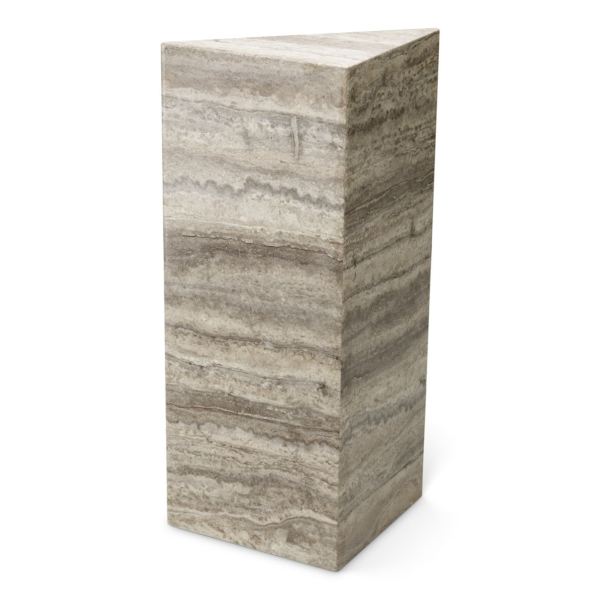 Column Northbridge L by Eichholtz in a styled setting — Silver Travertine (Image 4)