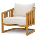 Outdoor Chair Aruba Natural teak | sunbrella canvas 100% solution-dyed acrylic Outdoor 120404 2