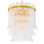 Eichholtz Chandelier Erika L — Antique Brass, Clear Glass hero image (Image 1)