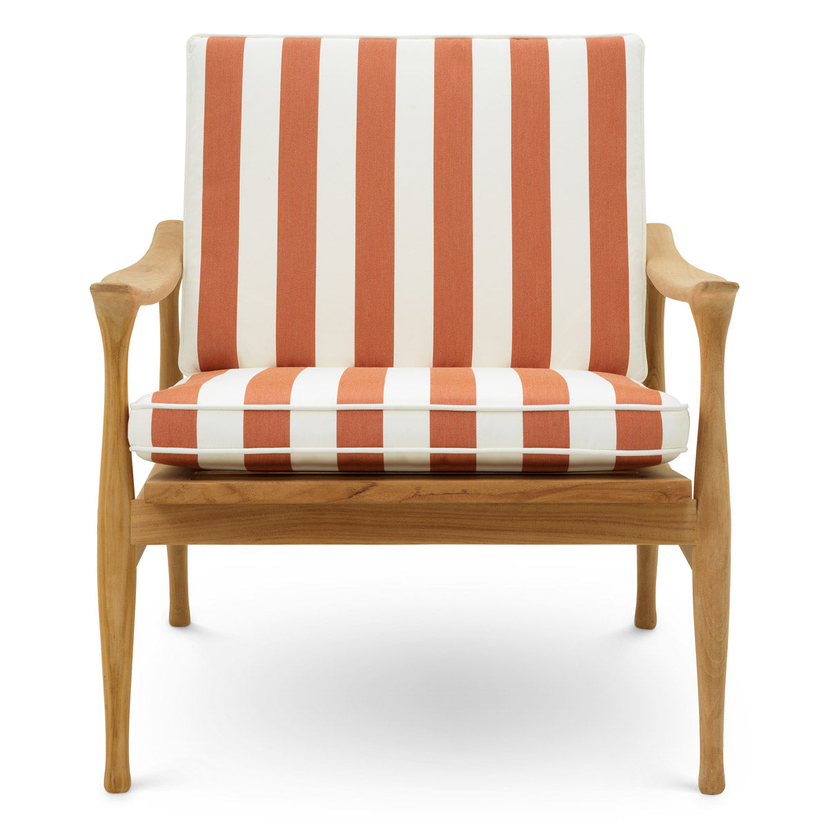 Angled view of Outdoor Chair Manzo showing proportions and detailing (Image 3)