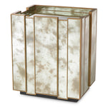 Eichholtz Nightstand Nottingham Right — Antique Mirror Glass, Brushed Brass hero image (Image 1)