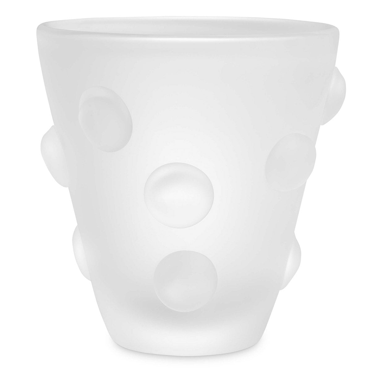 Eichholtz Vase Evander — Frosted White, Hand Blown Glass hero image (Image 1)