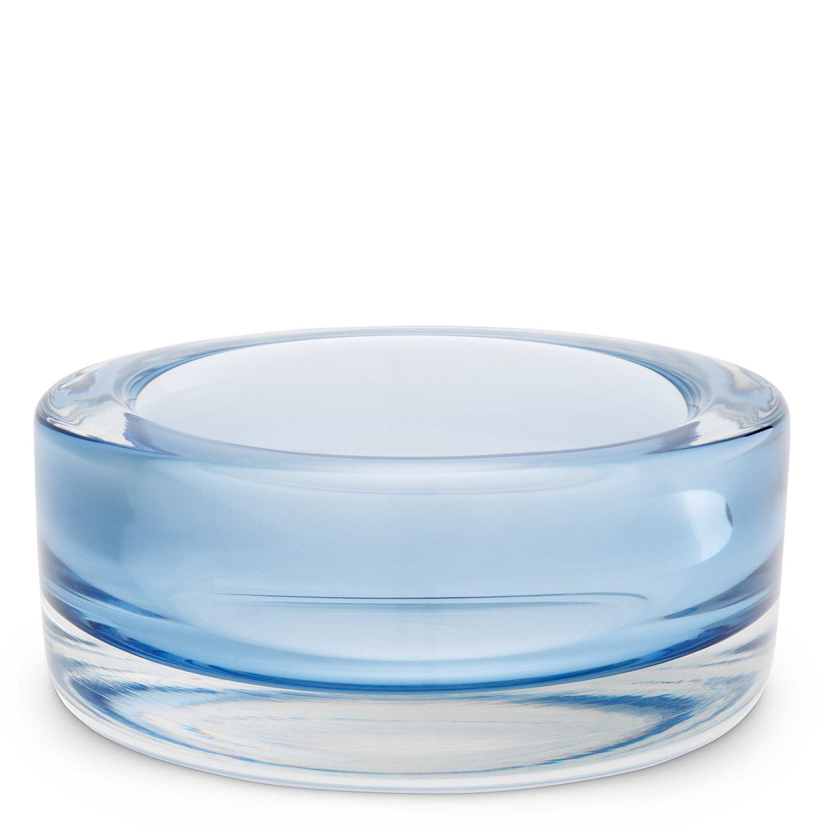Eichholtz Bowl Marcellus — Light Blue, Hand Blown Glass hero image (Image 1)