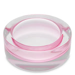 Close-up of Bowl Marcellus highlighting Glass and Light Pink, Hand Blown Glass (Image 2)