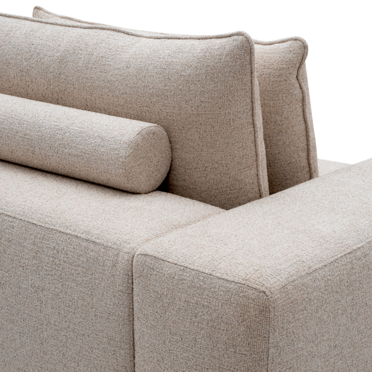 Sofa Lounge Club L Nuoro greige 97% polyester | 3% viscose Chairs & Sofas 120655 7