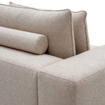Sofa Lounge Club L Nuoro greige 97% polyester | 3% viscose Chairs & Sofas 120655 7
