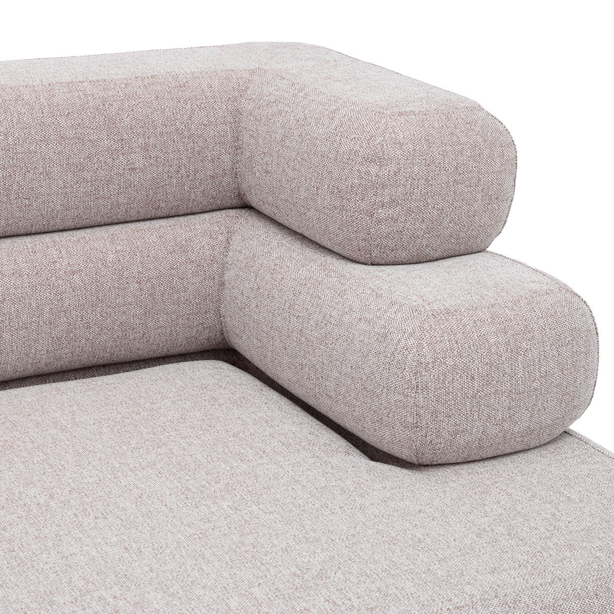 Detail shot of Outdoor Modular Sofa Malaga - Right craftsmanship — Polyester accents (Image 13)