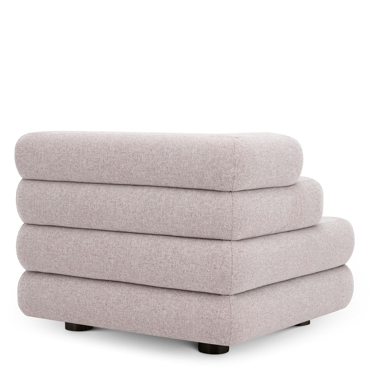 Angled view of Outdoor Modular Sofa Malaga - Left showing proportions and detailing (Image 11)