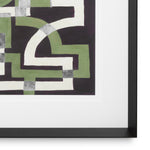 Print Window Trellis by Michael Willett set of 2 Black wooden frame | clear glass Accessories 120719 6