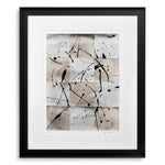 Print Ink Casting by Michael Willett set of 2 Black wooden frame | clear glass Accessories 120720 5