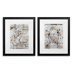 Print Ink Casting by Michael Willett set of 2 Black wooden frame | clear glass Accessories 120720 10
