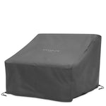 Alternate perspective of Outdoor Modular Sofa Malaga - Middle — Mauritius Light Grey finish (Image 14)