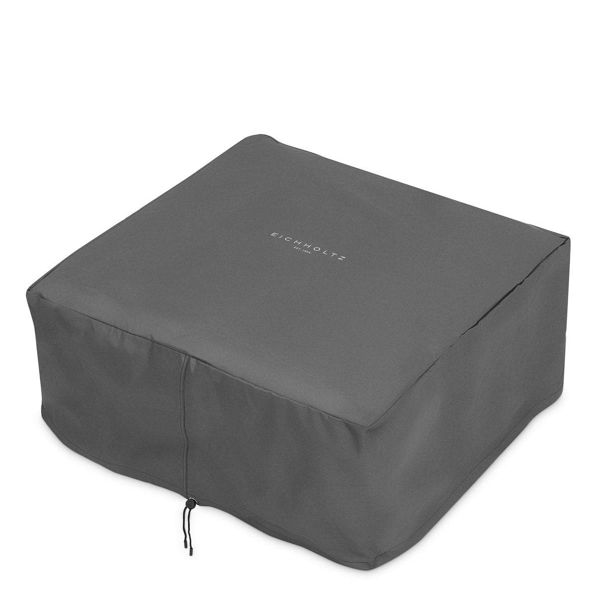 Alternate perspective of Outdoor Modular Sofa Malaga - Ottoman — Mauritius Light Grey finish (Image 14)