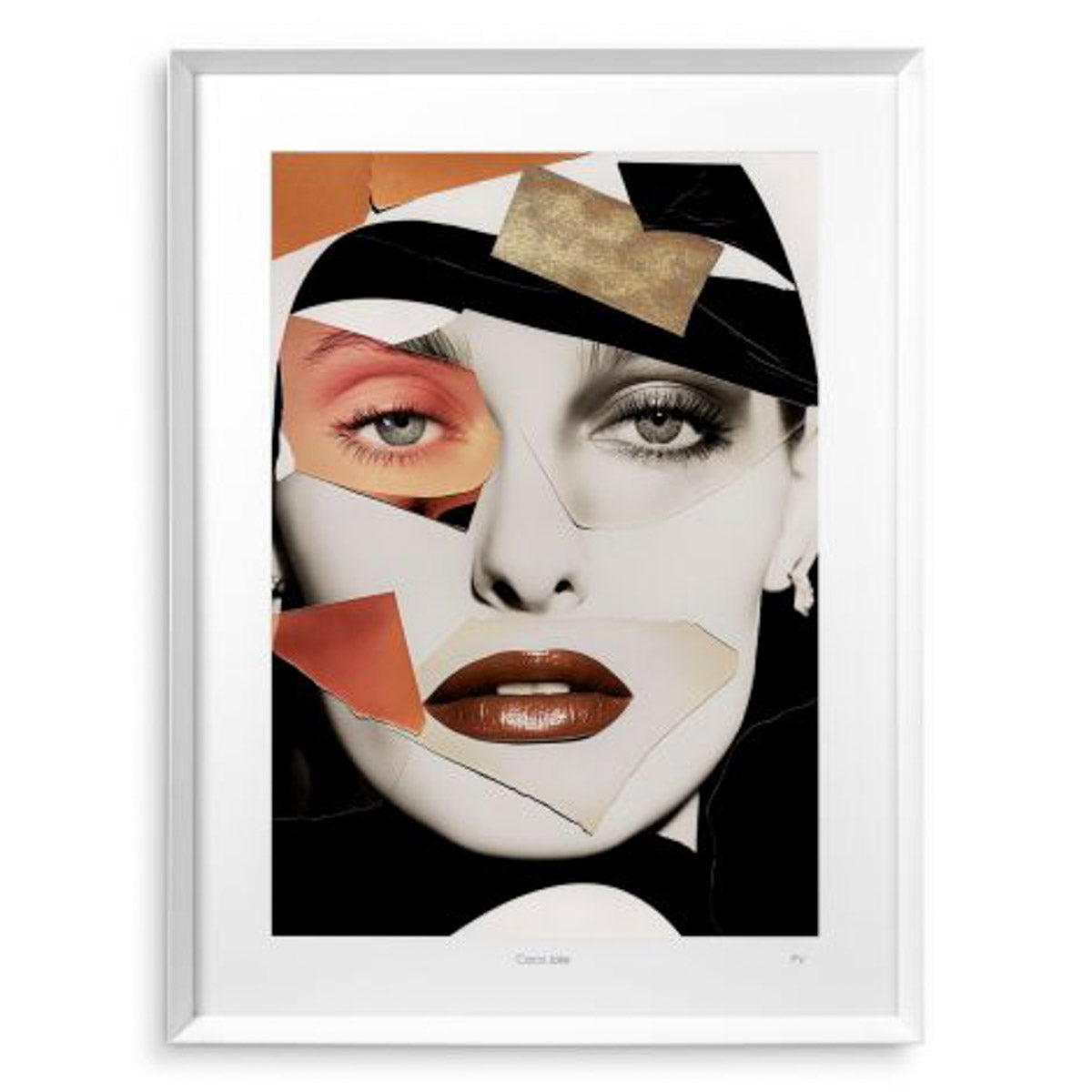 Print Philippe Vogelenzang - Coco Jolie White wooden frame | clear glass Accessories 120758 16