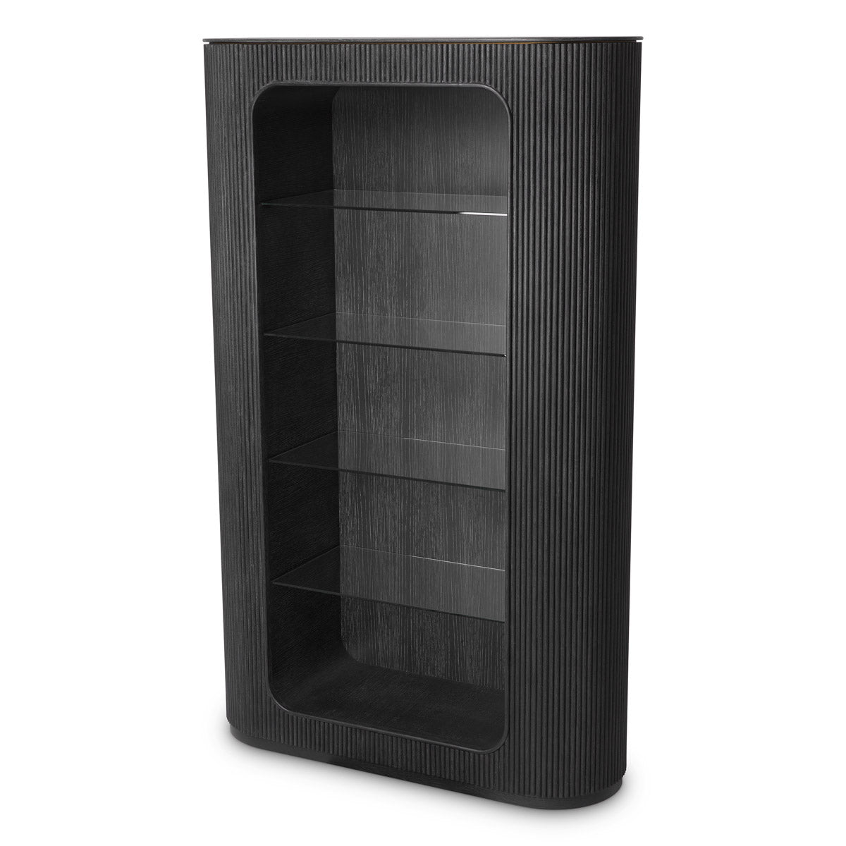 Eichholtz Cabinet Bogota — Charcoal Grey Oak Veneer hero image (Image 1)