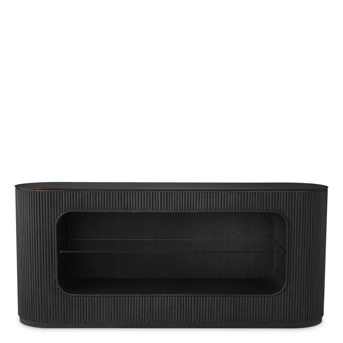 Alternate perspective of Dresser Bogota — Charcoal Grey Oak Veneer finish (Image 6)