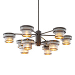 Chandelier Andromeda by Eichholtz in a styled setting — Bronze Highlight, Smoke Glass (Image 4)