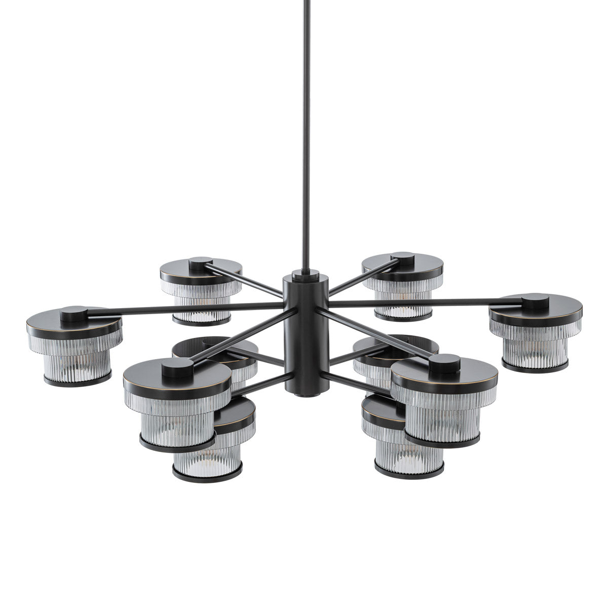 Packaging or detail view for Chandelier Andromeda — Bronze, Glass & finish highlights (Image 7)