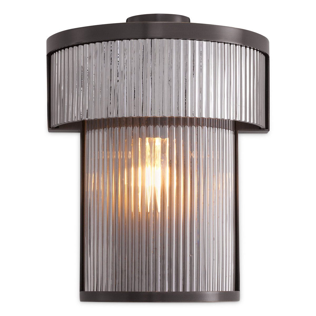 Detail shot of Wall Lamp Andromeda craftsmanship — Bronze, Glass accents (Image 5)