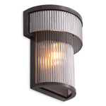 Alternate perspective of Wall Lamp Andromeda — Bronze Highlight, Smoke Glass finish (Image 6)