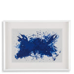 Eichholtz Print Hommage by Yves Klein — White Frame, Clear Glass hero image (Image 1)