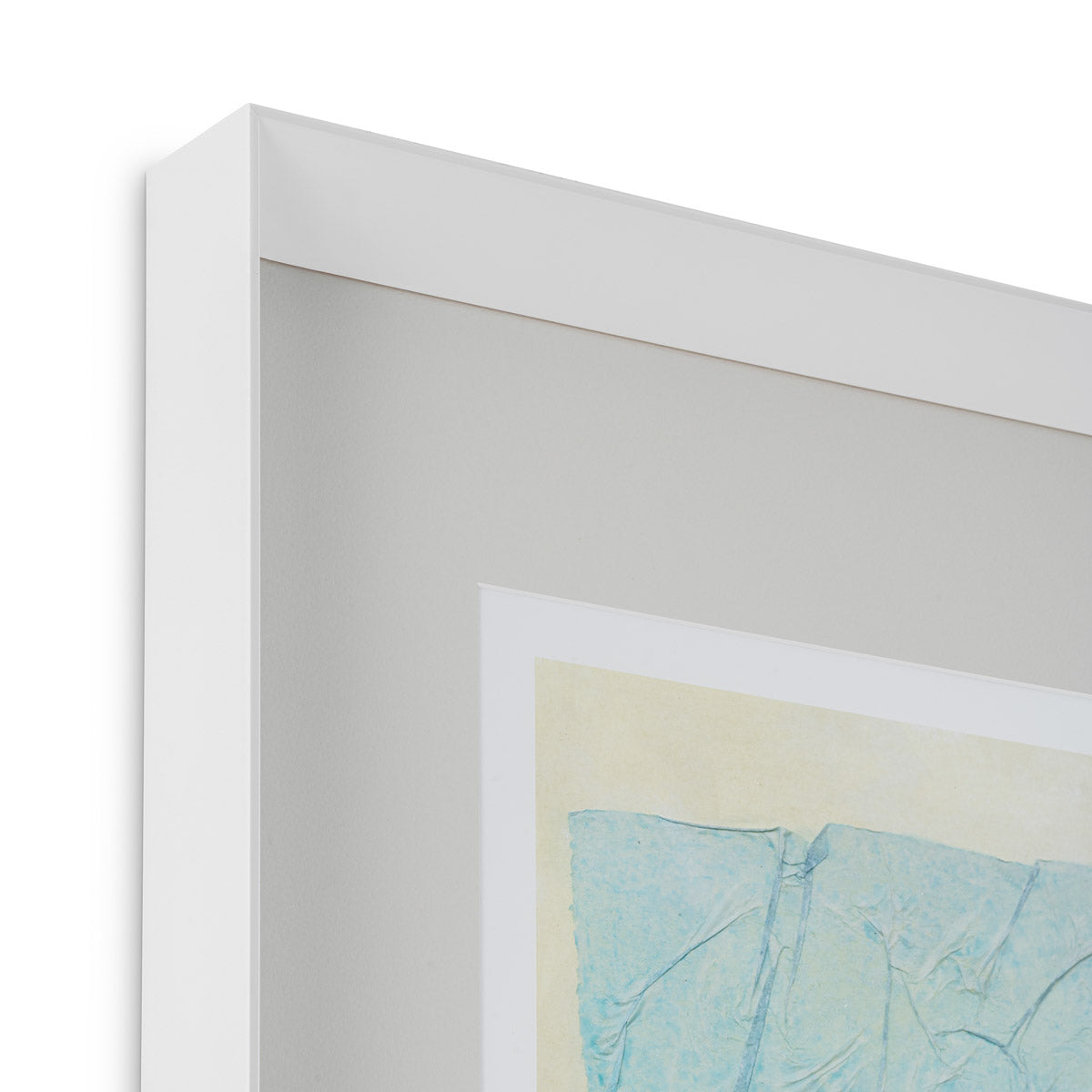 Detail shot of Prints Paper Colorfields by Michael Willett set of 2 craftsmanship — Glass accents (Image 5)