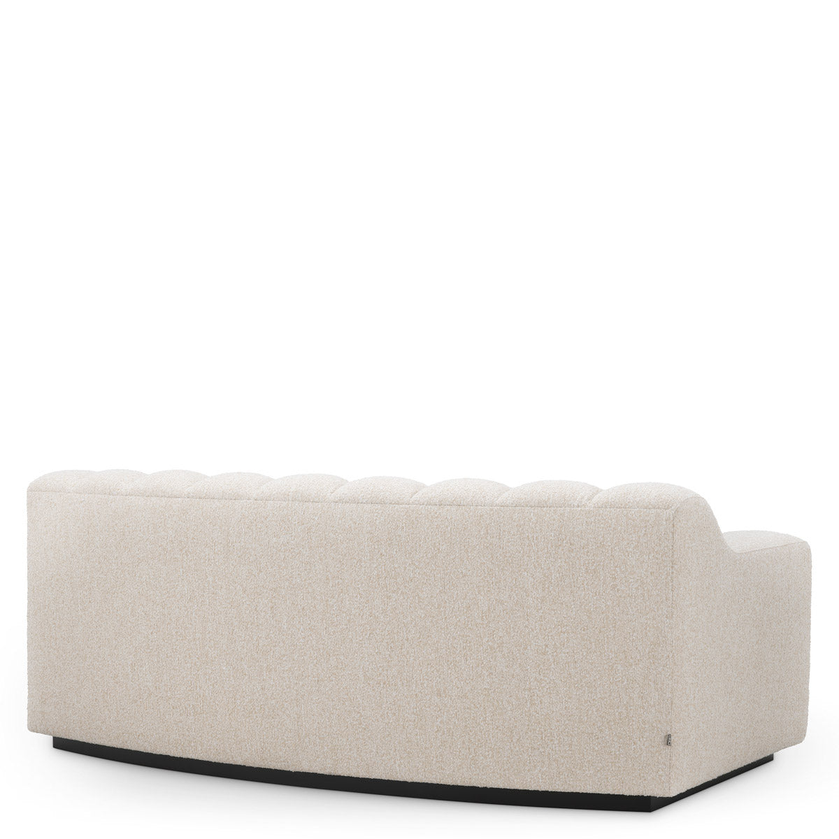 Sofa Kelly XS by Eichholtz in a styled setting — Kempton Beige, Black Base (Image 4)