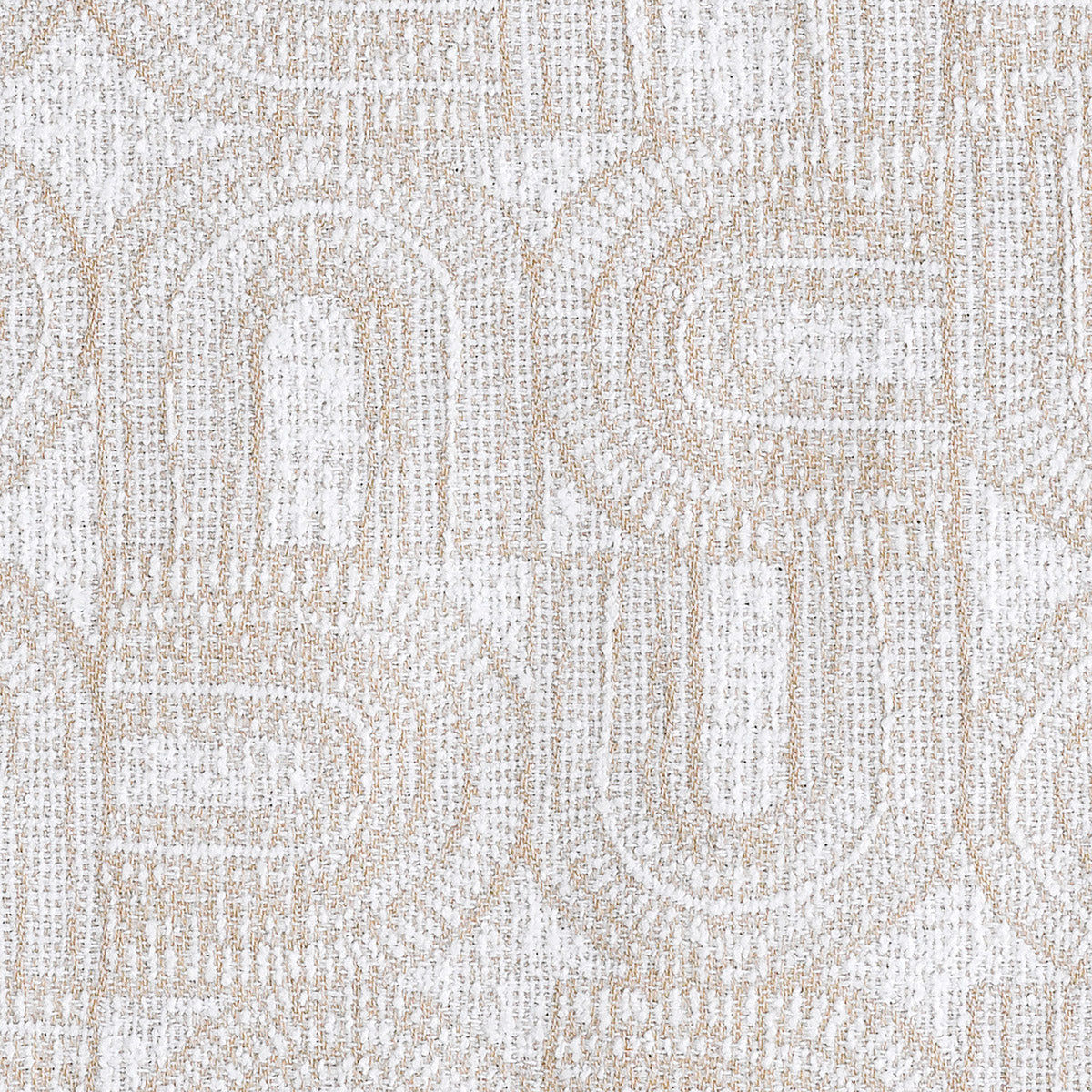 Close-up of Chair Lauriston highlighting Linen, Polyester, Acrylic and Black, Ardent Cream, Dravon Cream (Image 2)