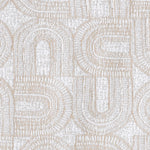 Close-up of Chair Lauriston highlighting Linen, Polyester, Acrylic and Black, Ardent Cream, Dravon Cream (Image 2)